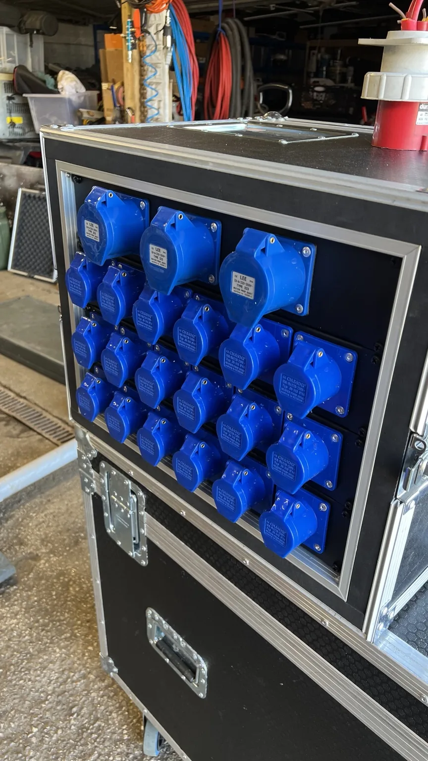 Professional event power distribution equipment