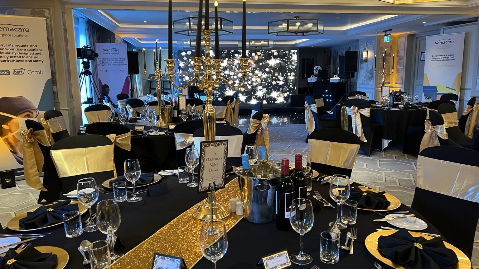 Gala dinner and live event production