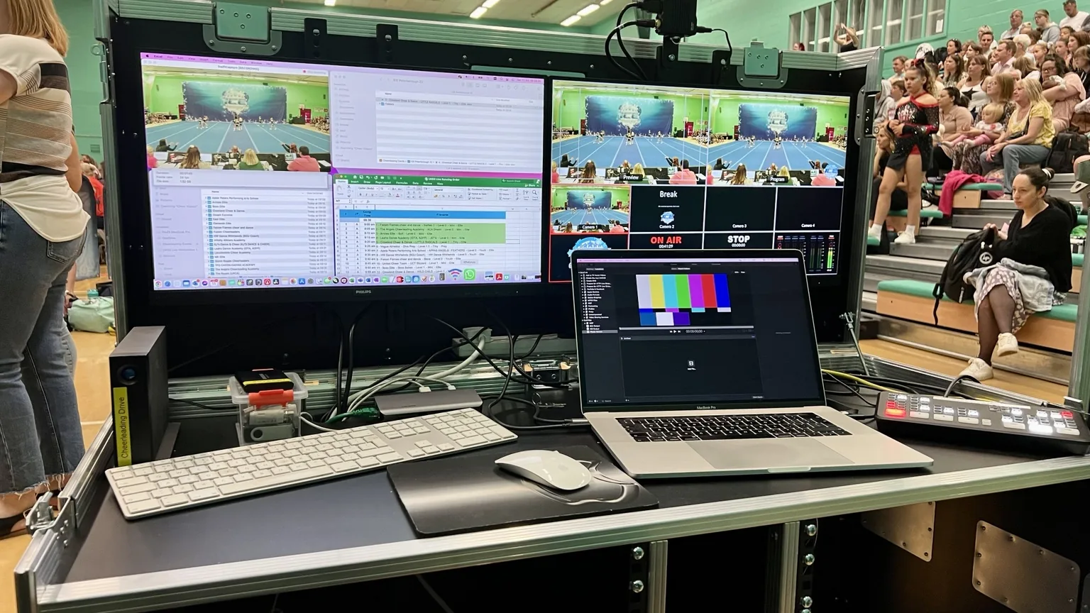 Multi-camera live streaming and recording control