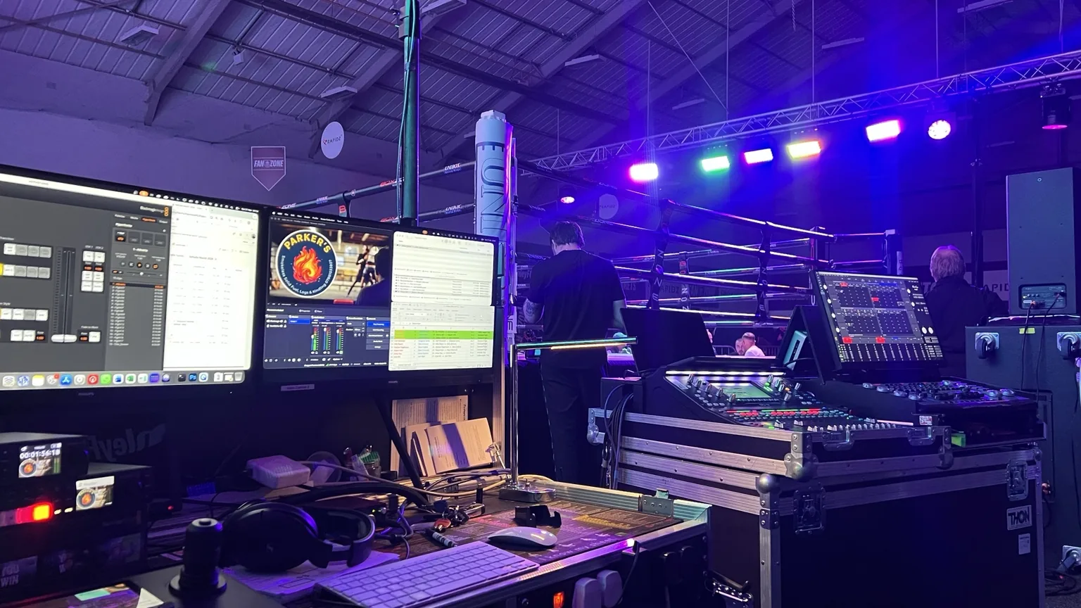 UKSS Live integrated event production control position