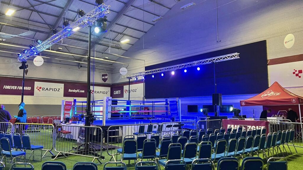 Expert AV solutions for boxing events