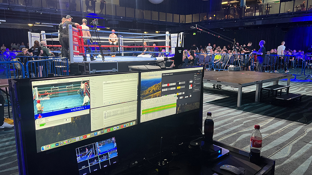 Expert AV solutions for boxing events